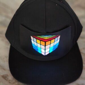 LED Music or Sound Activated Hat, Club Wear, Bar, Event, Sporting Event, Party